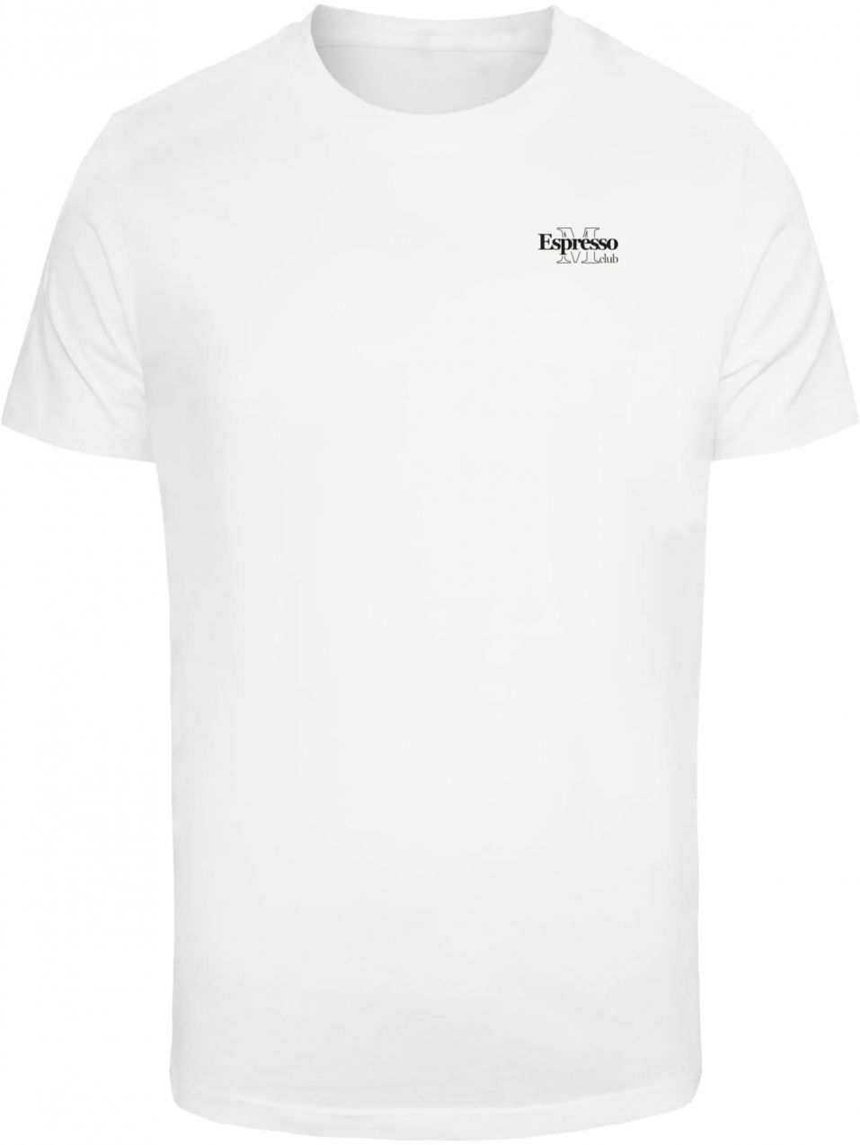 Mister Tee Tričko 'Espresso M Club'  tmavohnedá / čierna / biela