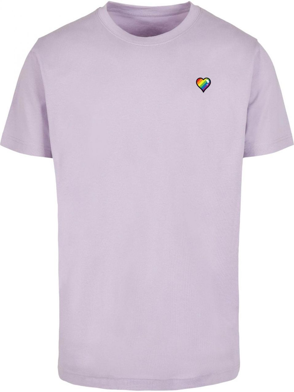 Mister Tee Tričko 'Glossy Heart Pride'  fialová / zmiešané farby