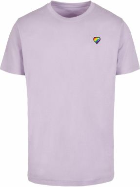 Mister Tee Tričko 'Glossy Heart Pride'  fialová / zmiešané farby
