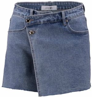 Hailys Sukňa 'La44nia'  modrá denim