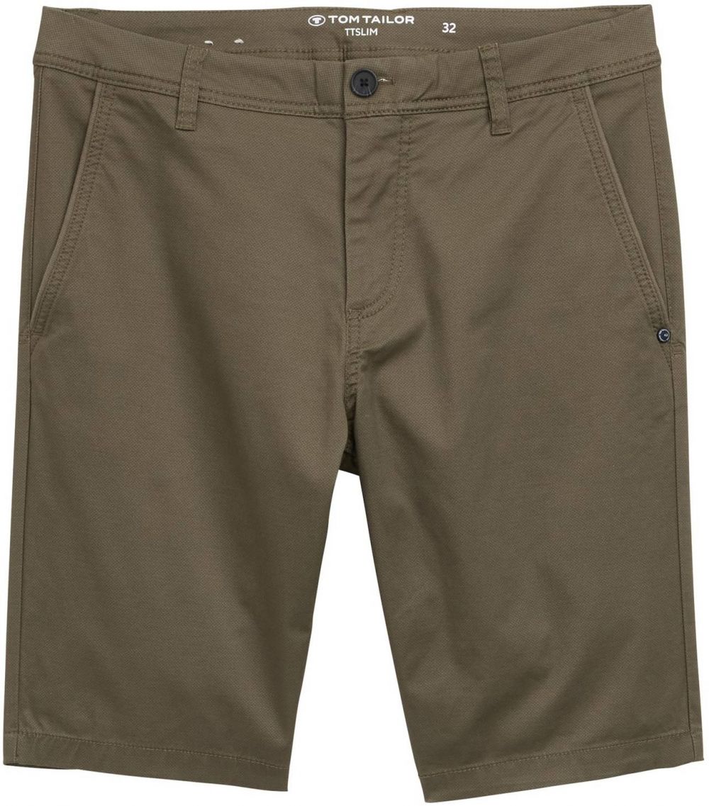 TOM TAILOR Chino nohavice  olivová