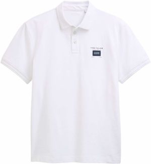 TOM TAILOR Tričko  námornícka modrá / biela