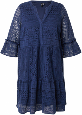 Vero Moda Curve Tunika 'VMCHoney'  námornícka modrá