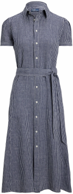 Polo Ralph Lauren Košeľové šaty  námornícka modrá / biela