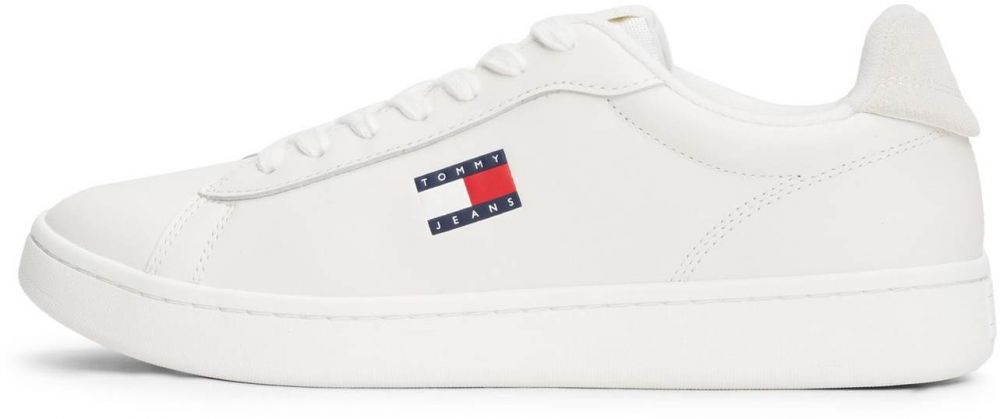 Tommy Jeans Nízke tenisky 'ARCHIVE '98'  svetlobéžová / námornícka modrá / červená