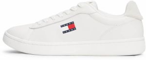 Tommy Jeans Nízke tenisky 'ARCHIVE '98'  svetlobéžová / námornícka modrá / červená