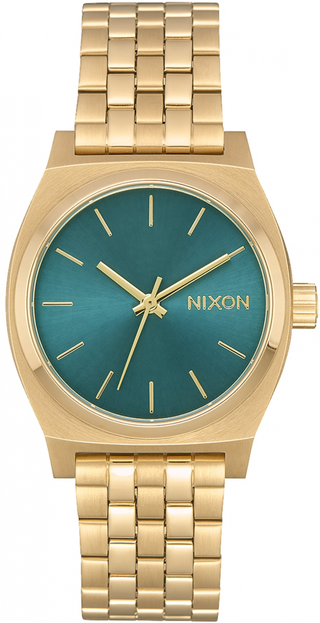 Nixon Analógové hodinky 'Teller'  tmavomodrá / zlatá
