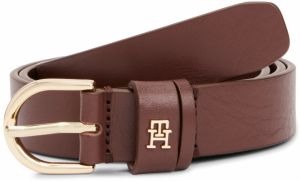TOMMY HILFIGER Opasky 'Essential Effortless 2.5'  hnedá / zlatá