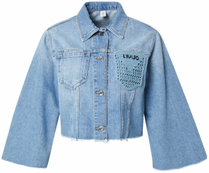 Liu Jo Prechodná bunda  modrá denim