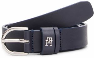 TOMMY HILFIGER Opasky 'Essential Effortless'  tmavomodrá / strieborná