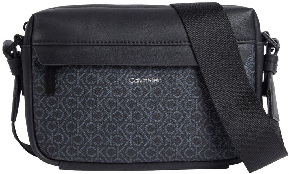 Calvin Klein Taška cez rameno 'MUST'  svetlosivá / čierna