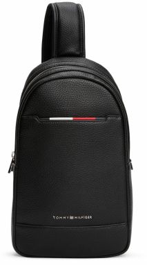TOMMY HILFIGER Taška cez rameno 'CENTRAL'  čierna