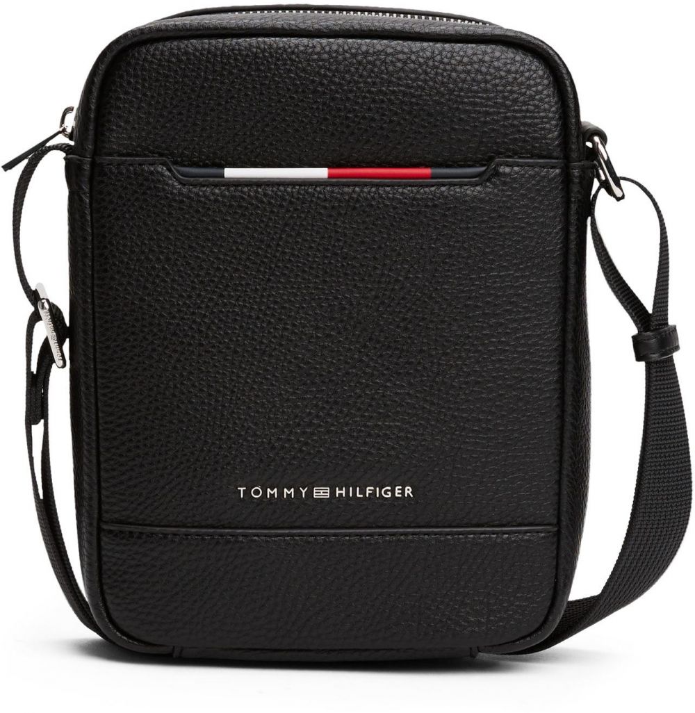 TOMMY HILFIGER Taška cez rameno  zlatá / jasne červená / čierna / biela
