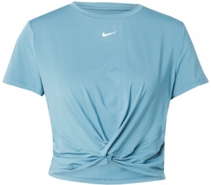 NIKE Funkčné tričko 'ONE'  svetlomodrá / biela
