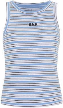 Gap Petite Top  svetlomodrá / čierna / šedobiela