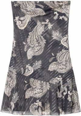 Bershka Šaty  tmavošedá / farby bahna / čierna