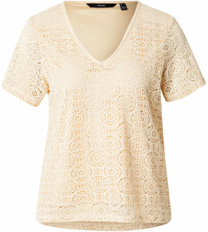 VERO MODA Tričko 'VMMAYA'  krémová