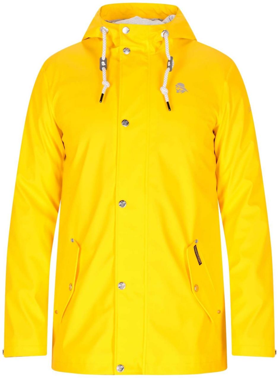 Schmuddelwedda Prechodná bunda  citrónová / striebornosivá