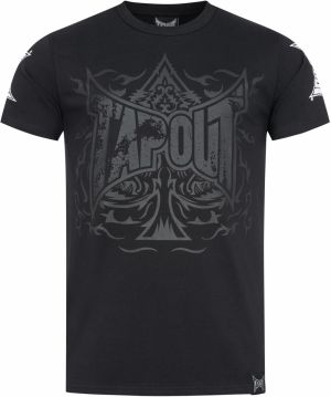 Tapout Tričko 'Ace Of Spades'  tmavosivá / čierna / biela