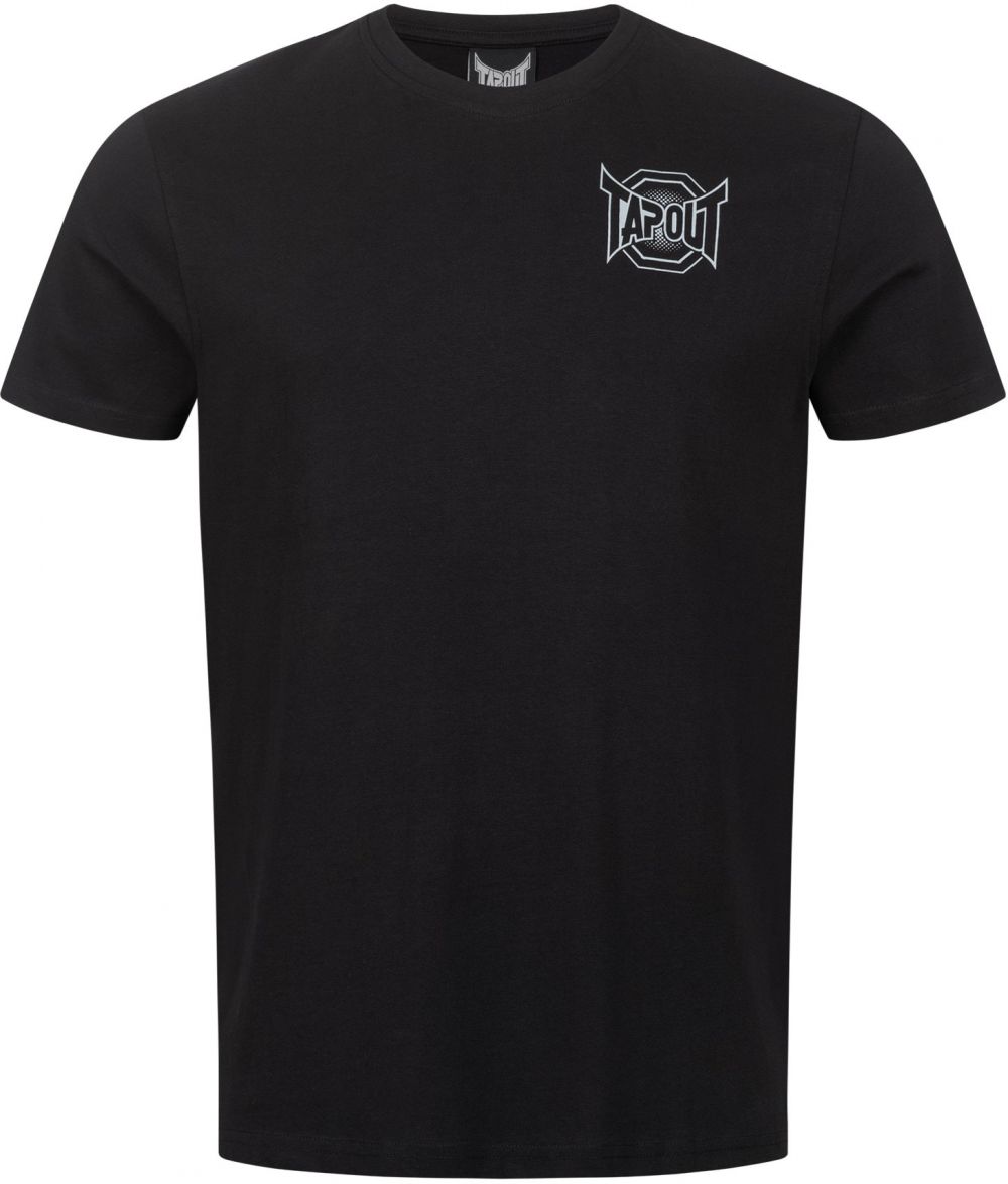 Tapout Tričko 'PUNKASS TEE'  sivá / čierna