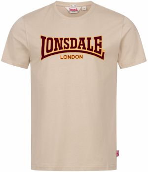 LONSDALE Tričko 'CLASSIC'  piesková / zmiešané farby