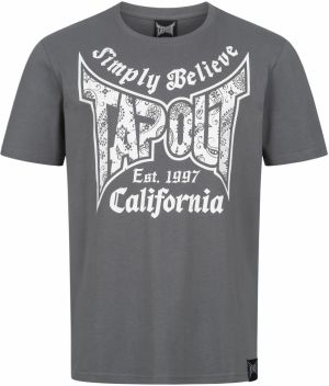 Tapout Tričko 'HAILY BE'  sivá / biela