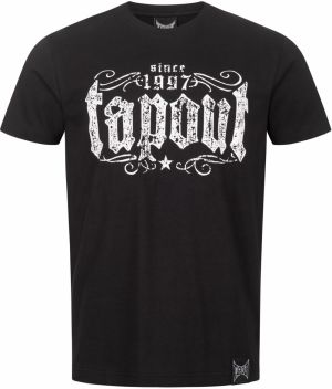 Tapout Tričko 'CRASHED '  čierna / biela