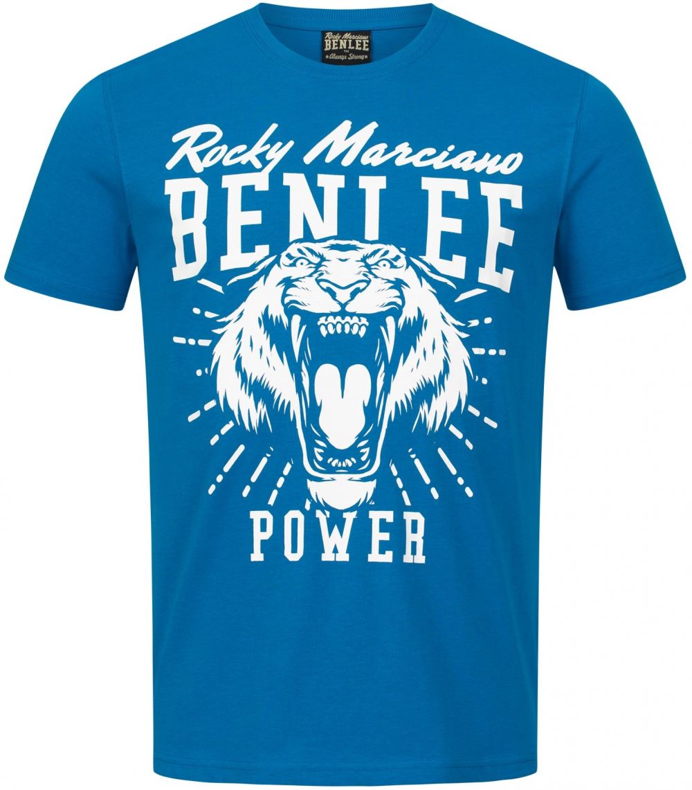 Benlee Funkčné tričko ' TIGER POWER '  kráľovská modrá / biela