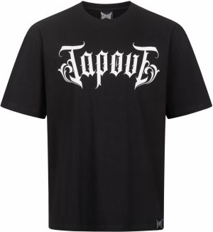 Tapout Tričko ' SIMPLY BELIEVE '  čierna / biela