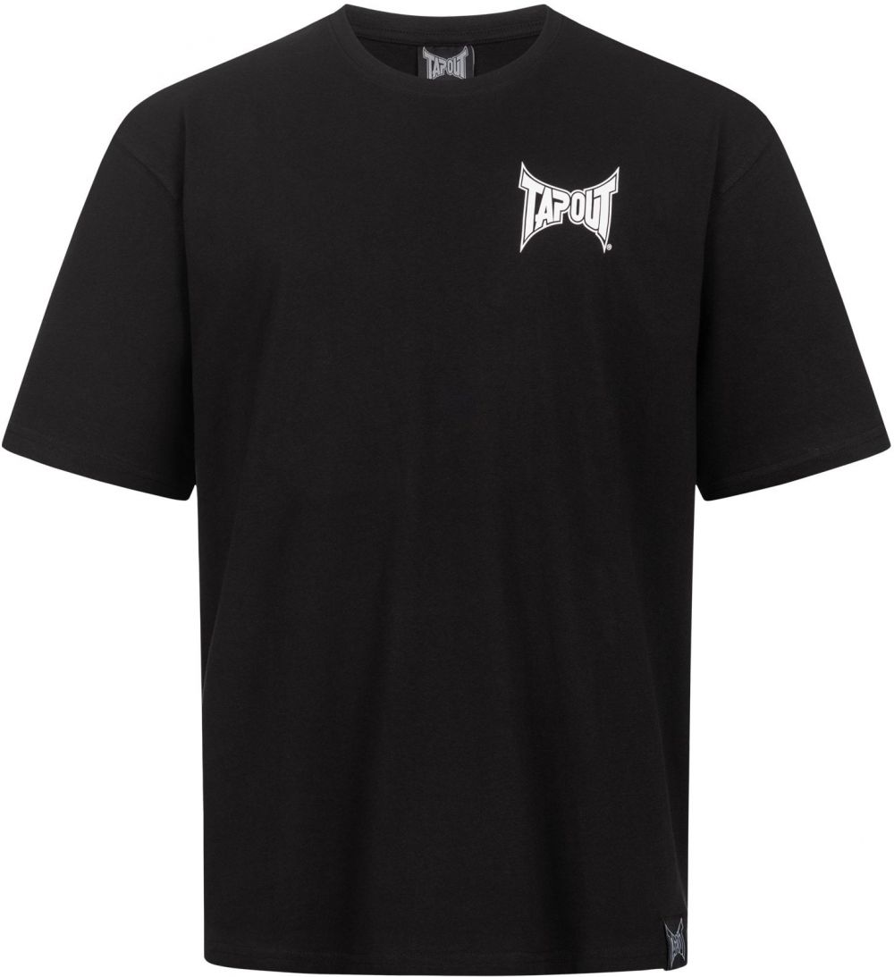 Tapout Tričko ' CREEKSIDE '  čierna / biela
