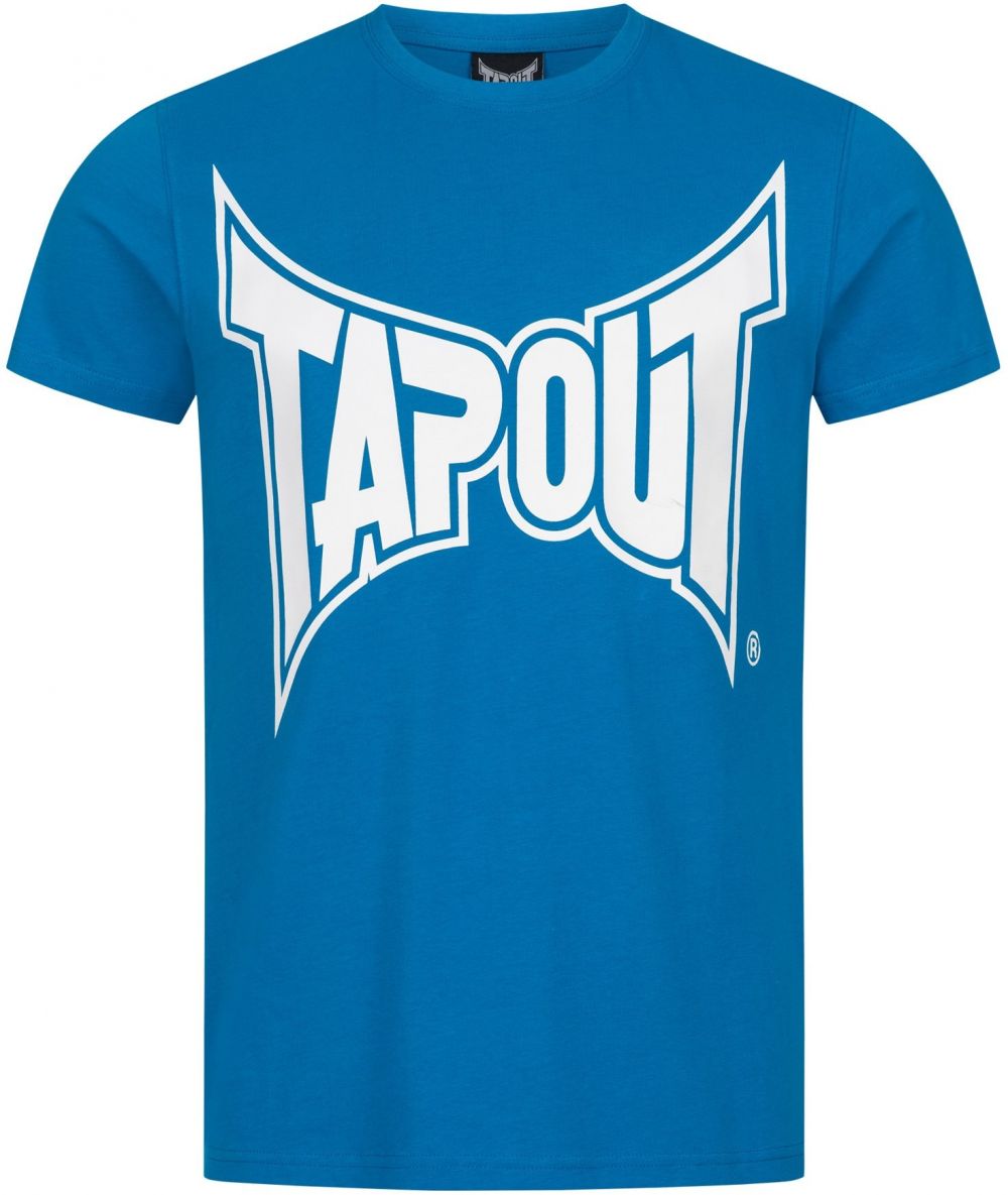 Tapout Tričko  kráľovská modrá / biela