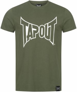 Tapout Tričko  olivová / biela