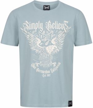 Tapout Tričko ' THROPER '  modrosivá / biela