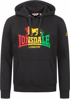 LONSDALE Mikina 'Sounds'  žltá / svetlozelená / červená / čierna
