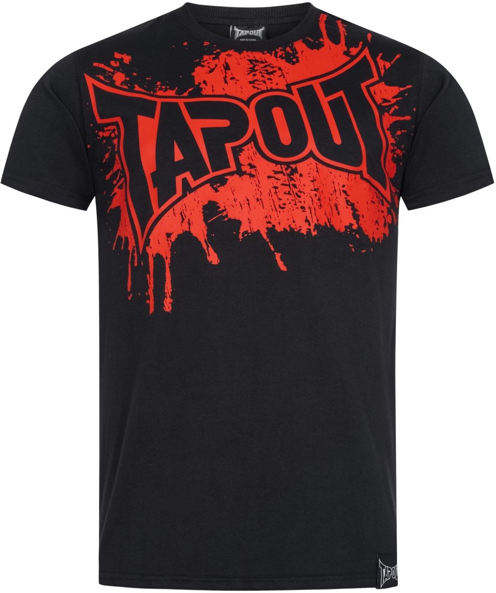 Tapout Tričko 'SPLASHED'  čierna
