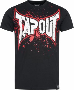 Tapout Tričko 'Splashing'  čierna