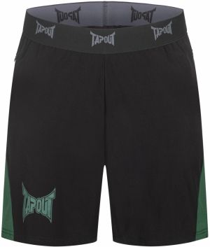 Tapout Športové nohavice  zelená / čierna