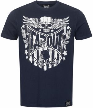 Tapout Tričko 'Westlake'  námornícka modrá / biela