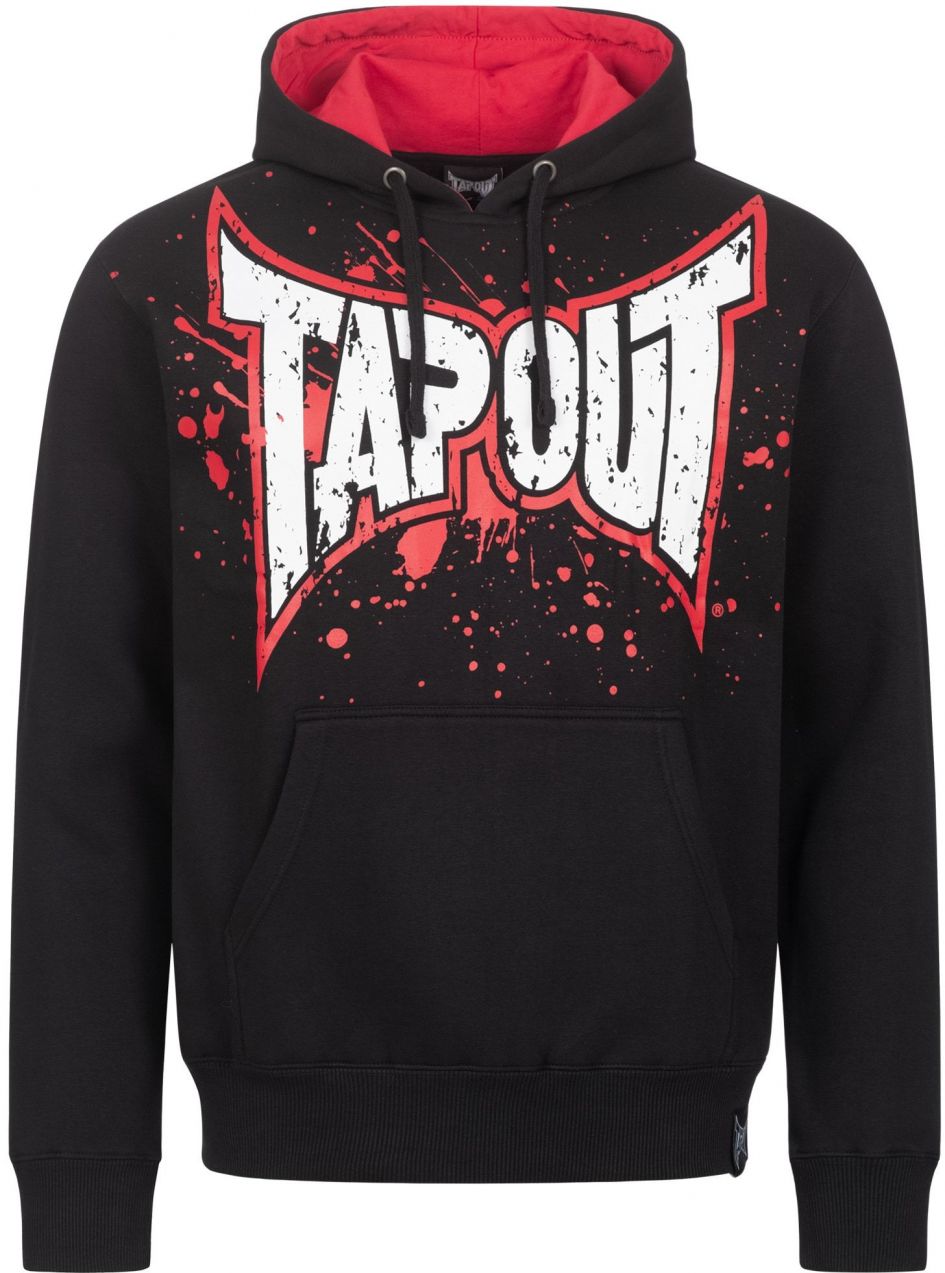 Tapout Mikina  jasne červená / čierna / biela