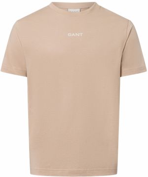 GANT Tričko  béžová / biela