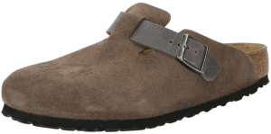 BIRKENSTOCK Šľapky 'Boston'  sivobéžová