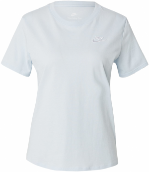 Nike Sportswear Tričko 'Club Essential'  pastelovo modrá / biela