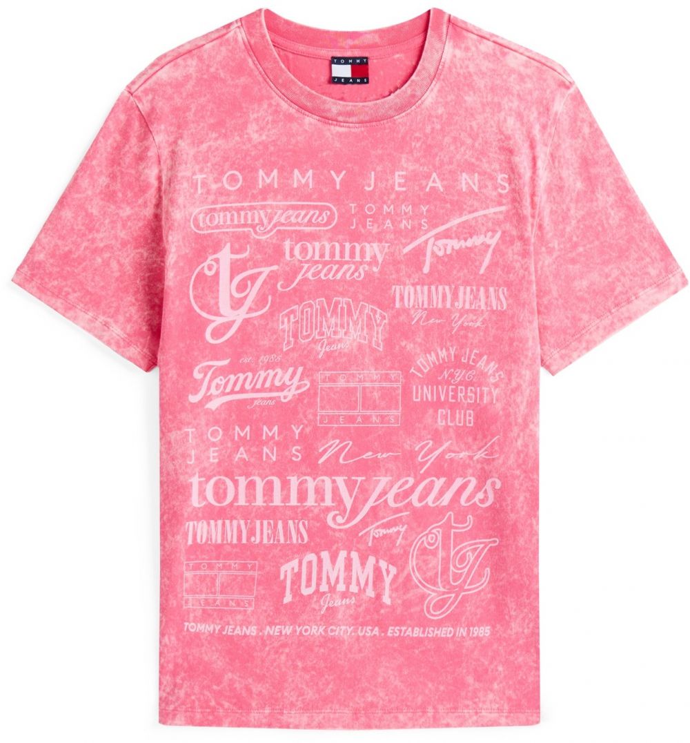 Tommy Jeans Tričko  ružová