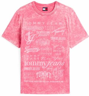 Tommy Jeans Tričko  ružová