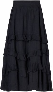 Bershka Sukňa  čierna