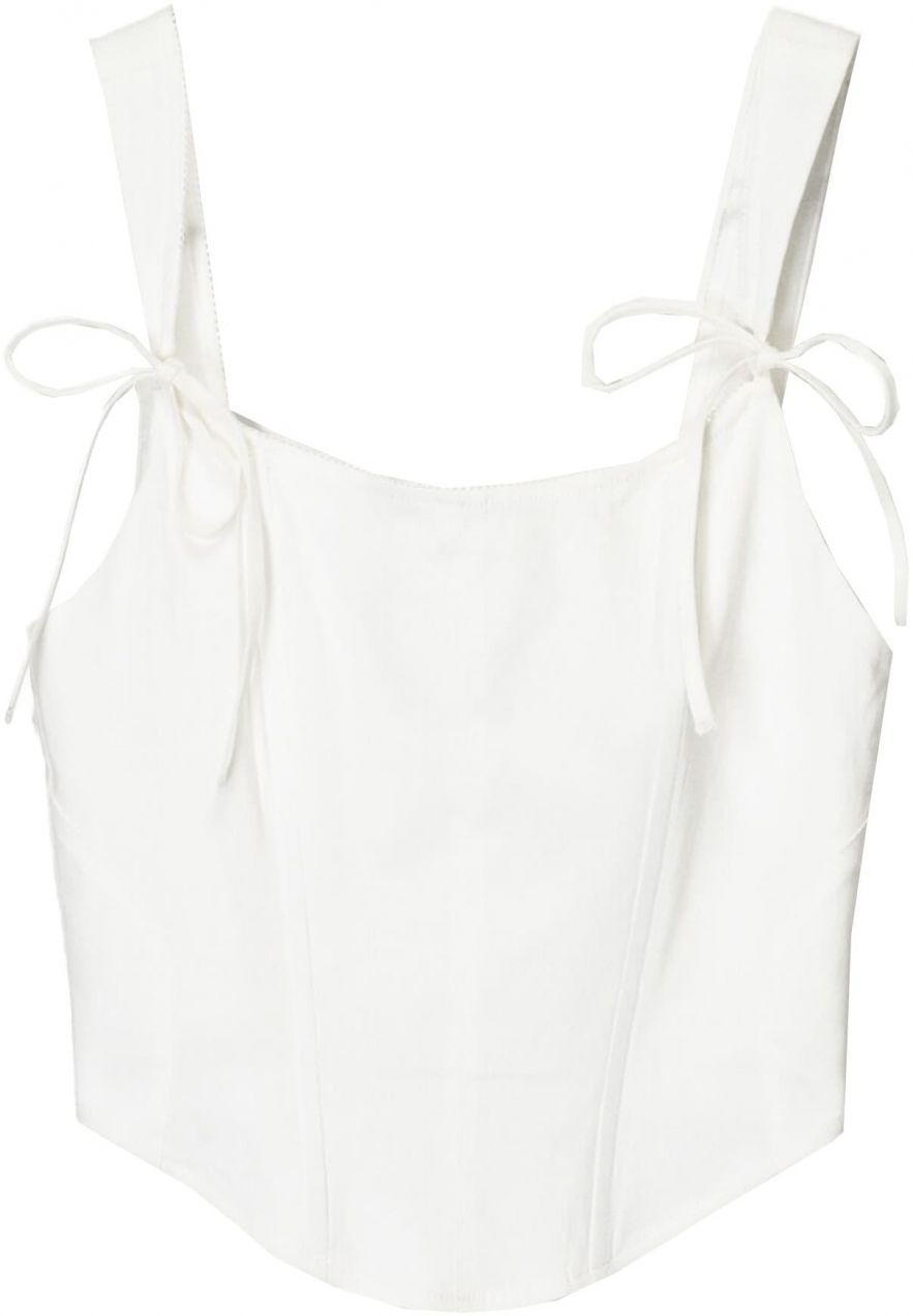 Bershka Top  biela