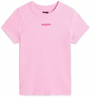 Tommy Jeans Tričko  ružová / purpurová