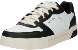 SKECHERS Nízke tenisky 'JADE - STRANE'  čierna / biela