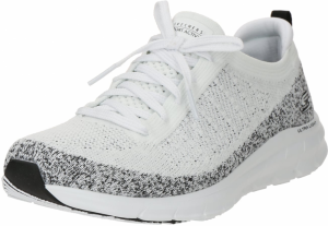 SKECHERS Nízke tenisky 'PURE FLEX - PULSE'  čierna melírovaná / biela