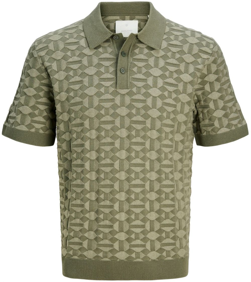 Jack & Jones Plus Sveter 'JPRKALVIN'  kaki / olivová